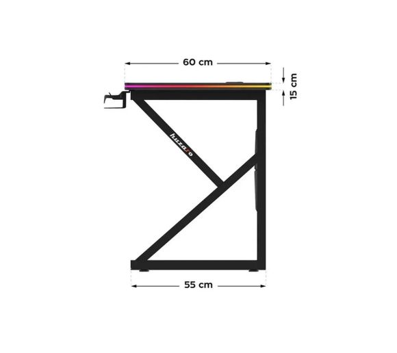 Huzaro - Hero 1.7 RGB Crni Gaming sto_6