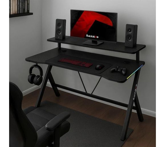 Huzaro - Hero 1.9 Crni RGB Gaming sto 120x60cm_1