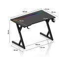 Huzaro - Hero 2.4 Crni RGB Gaming sto_small_2