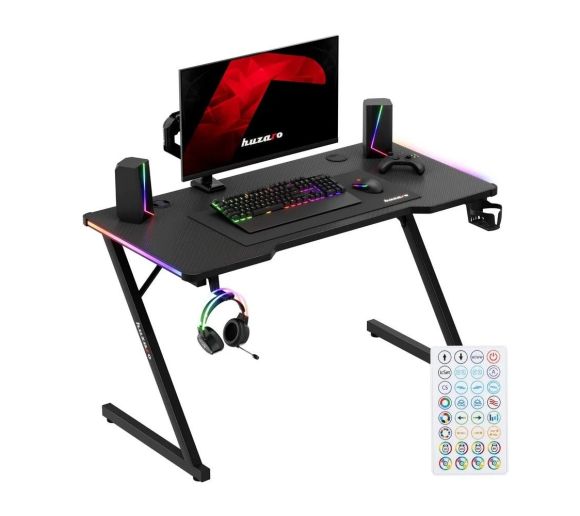 Huzaro - Hero 2.5 Crni RGB Gaming sto_0