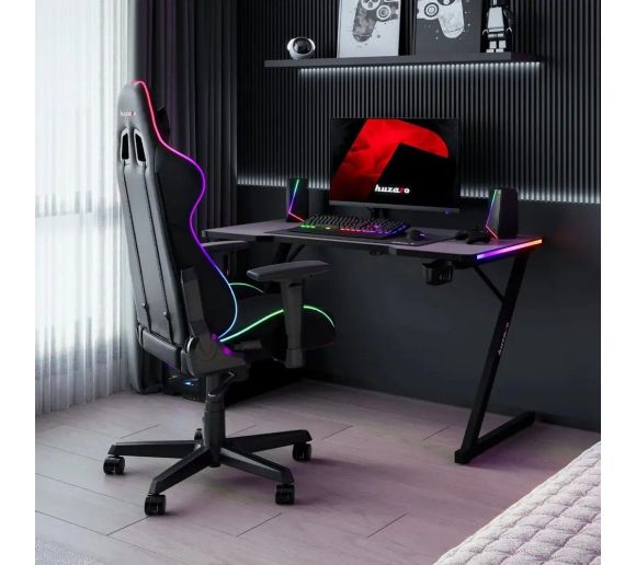 Huzaro - Hero 2.5 Crni RGB Gaming sto_1