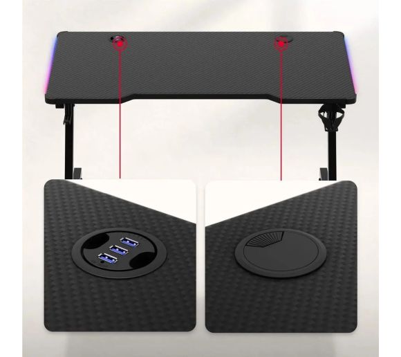 Huzaro - Hero 2.5 Crni RGB Gaming sto_4
