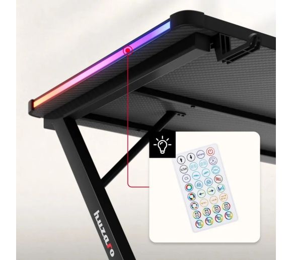 Huzaro - Hero 2.5 Crni RGB Gaming sto_6