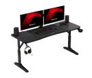 Huzaro - Hero 4.6 Crni Podesivi Gaming sto 160x60cm_small_0