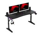 Huzaro - Hero 4.6 Crni RGB Podesivi Gaming sto 160x60cm_small_0