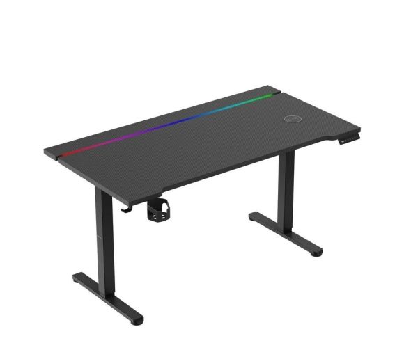 Huzaro - Hero 8.7 Crni RGB Električni podesivi sto 140x70cm_0