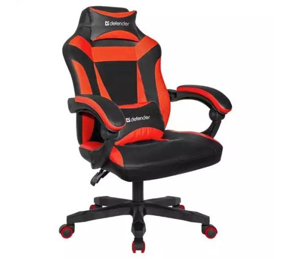Defender - Gaming stolica Master eko koža do 140kg crveno crna_0