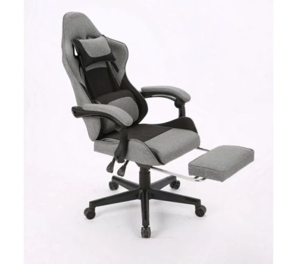 ePlayGame - Gaming stolica HC-4095 BDG platno tamno sivo crna_1