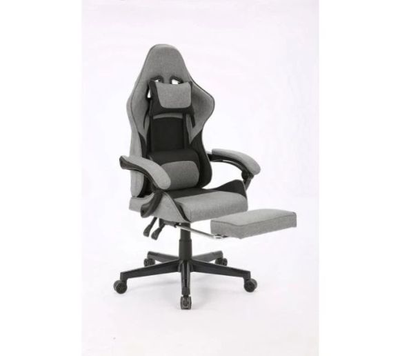 ePlayGame - Gaming stolica HC-4095 BDG platno tamno sivo crna_2