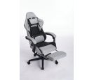 ePlayGame - Gaming stolica HC-4095 BG platno sivo crna_small_2