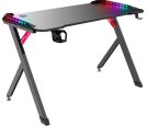 Defender - Gaming sto Spirit 75x120x60cm x 15mm backlight držač za čase crni_small_2