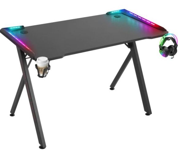 Defender - Gaming sto Extreme 75x110x60 x 15mm backlight držač za čase crni_0
