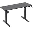 Defender - Gaming sto Saturn 100x60cm x 15mm električni podizač držač za čase crni_small_0