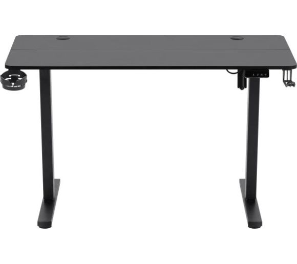 Defender - Gaming sto Saturn 100x60cm x 15mm električni podizač držač za čase crni_2
