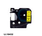 PUTY - Kompatibilna DYMO traka DM1 RHINO 18432 12mm x 5.5m crno na zuto_small_0
