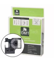 PUTY - Kompatibilna DYMO traka S0720780 DM1 43613 6mm x 7m crno na belo