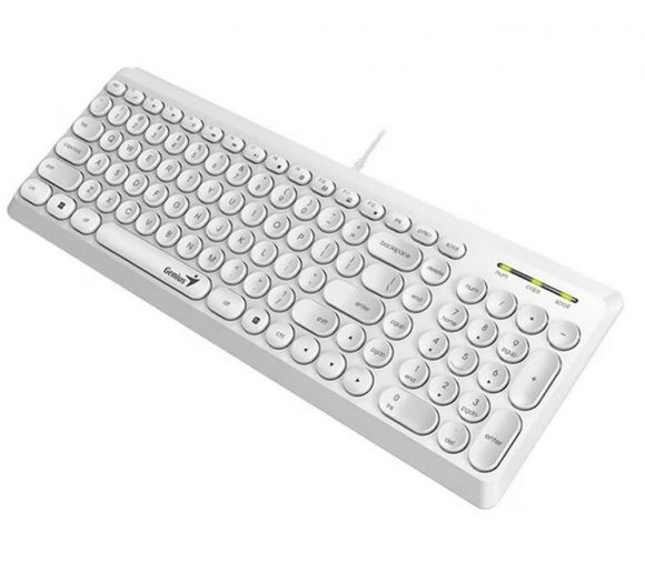 Genius - Genius SlimStar Q200,SER,White,! USB_0