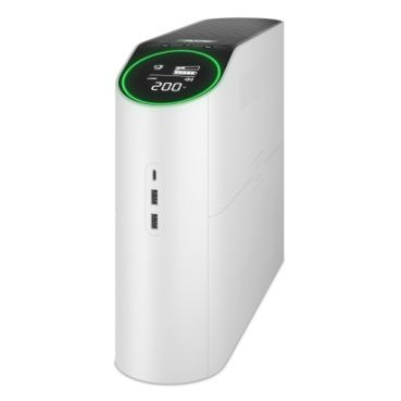 APC - APC Back-UPS Pro for Gaming, 2200VA/1320W, Tower, 230V, 4x Schuko and 2x IEC C13 outlets, RGB Lights, Pure Sine Wave, Arctic (White)_0