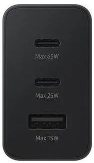 Samsung - Kućni punjač SAMSUNG 65W USBX2 + USB-C EP-T6530-NBE BEZ KABLA_3