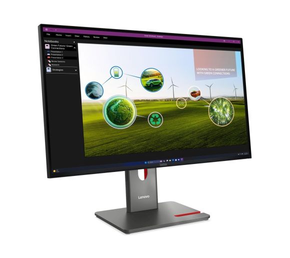 Lenovo - 27.0`` ThinkVision P27Q-40 QHD (2560x1440) IPS AG, 16:9, 1500:1, 350 cd/m2, 6ms (4ms extreme mode), 178° / 178°, Refresh 24Hz - 120Hz, 1x HDMI 2.1, 2x DP 1.4, USB hub, Daisy chaining, Tilt, Swivel, Pivot, Height Adjust, VESA 100x100, Natural Low Blue Ligh_0