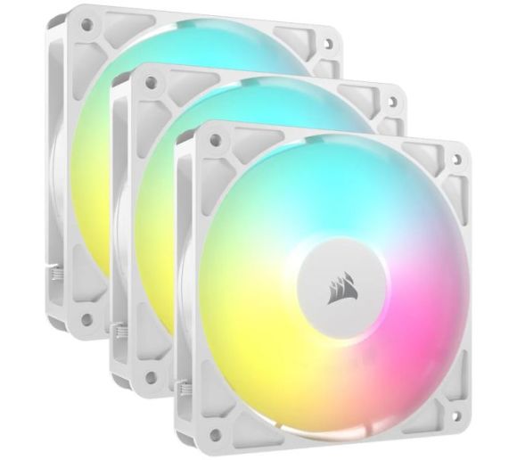 Corsair - Ventilatori Corsair 3x RS120 ARGB 120mm PWM-Triple Pack - White, CO-9050185-WW_0