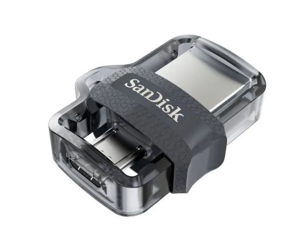 SanDisk - USB Flash SanDisk 128GB Ultra Dual Drive USB3.0/microUSB, SDDD3-128G-G46_2