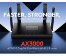 Cudy WR1500 AX1500 Dual Band 2.4+5Ghz Wi-Fi Ruter 1W 4LAN Gbit 4x5dBi AP REP MU-MIMO_small_0