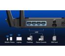 LT400 4G LTE Wi-Fi Ruter | 300Mbps | SIM Slot | 4 Antene |_small_1