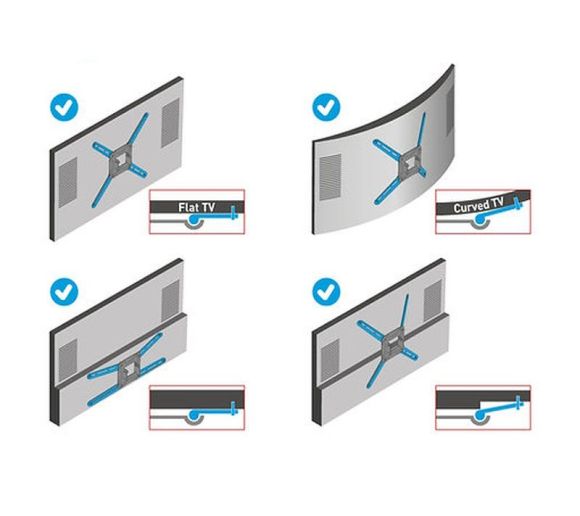BARKAN - BM443XL LCD TV zglobni zidni nosač od 13 do 86 inča _6