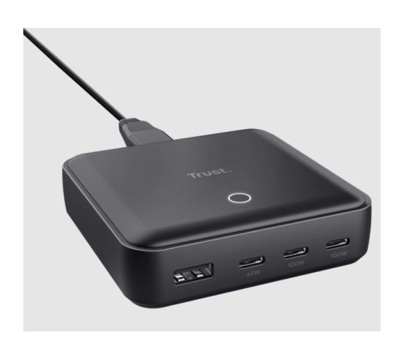 Trust - Punjac MAXO 100W 4-PORT DESKTOP CHARGER_0