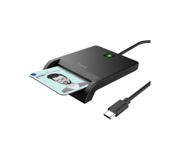 Trust - Citac kartica TRUST PRIMO USB-C DNI smart card reader/crna_3