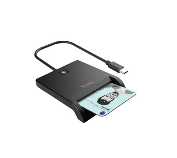 Trust - Citac kartica TRUST PRIMO USB-C DNI smart card reader/crna_4