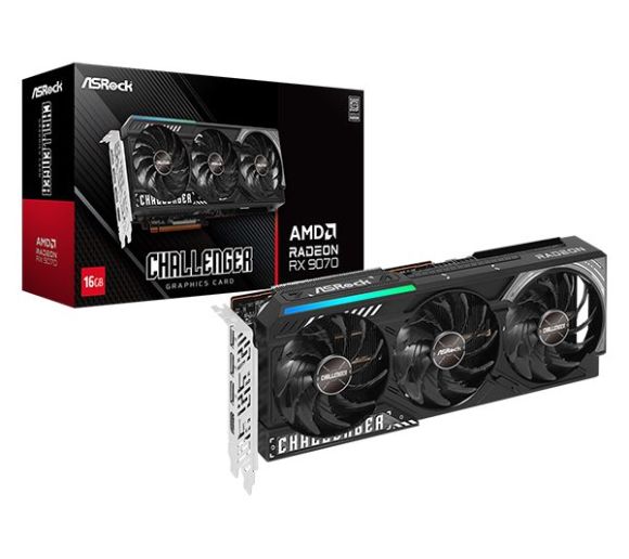 ASRock - VGA Asrock Radeon RX 9070 Challenger 16GB, RX9070 CL 16G_0
