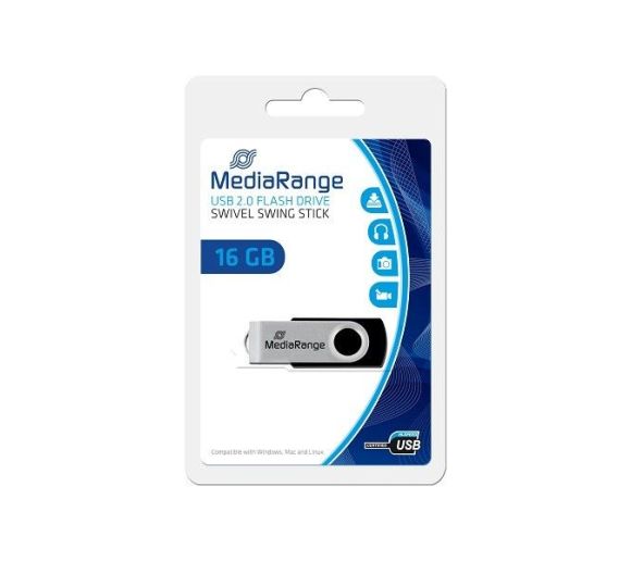 MediaRange - MediaRange 16GB USB Flash Drive MR910 | HighSpeed Aluminijum |_0
