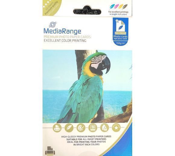 MediaRange -  germany foto papir 10x15 cm hi-glossy 150 g/m² MRINK115_0