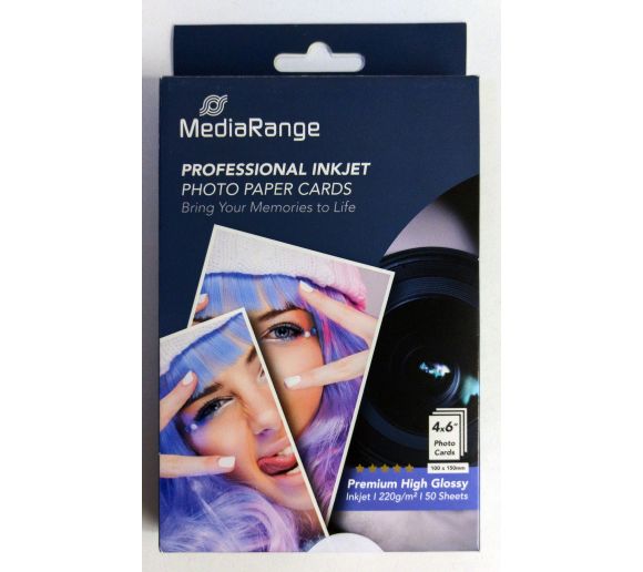 MediaRange -  germany foto papir 10x15 cm glossy 220 g/m² MRINK104_0