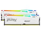 Kingston - DIMM DDR5 32GB (2x16GB kit) 6400MT/s KF564C32BWEAK2-32 FURY Beast White RGB EXPO _small_2