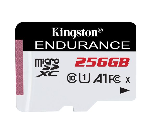 Kingston - MicroSDXC 256GB, High-Endurance, IPX7, -25-85 °C, Class 10 UHS-I U1 A1, Read up to 95MB/s, Write up to 45MB/s_0