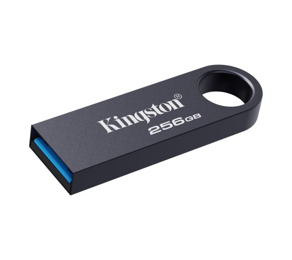 Kingston - 256GB USB Flash Drive, USB 3.2 Gen.1, DataTraveler SE9 G3, Read up to 220MB/s, Write up to 100MB/s, Dark Nickel_0