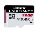 Kingston - MicroSDHC 32GB, High-Endurance, IPX7, -25-85 °C, Class 10 UHS-I U1 A1, Read up to 95MB/s, Write up to 30MB/s_small_0