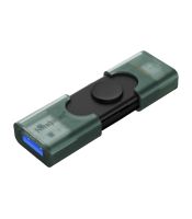 Kingston - 256GB USB Flash Drive, USB 3.2 Gen.1 Type-C & Type-A, DataTraveler Duo