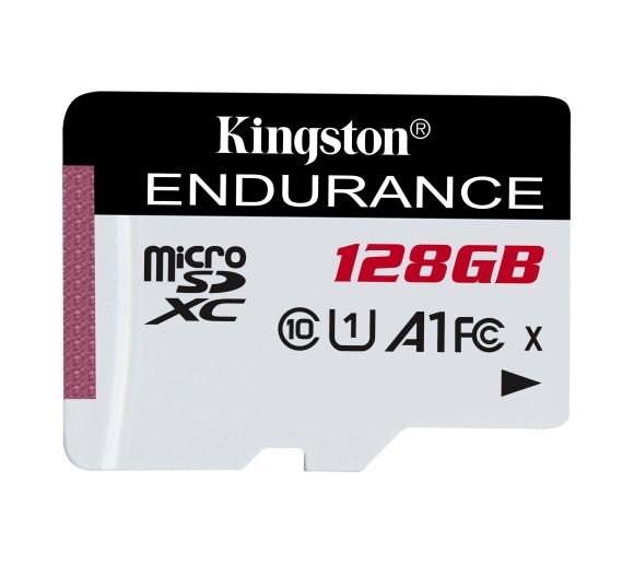 Kingston - MicroSDXC 128GB, High-Endurance, IPX7, -25-85 °C, Class 10 UHS-I U1 A1, Read up to 95MB/s, Write up to 45MB/s_0