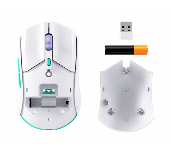 Miš HyperX Pulsefire Haste 2 Core Wls Wht/Grn/Pur/Gaming/bela_3