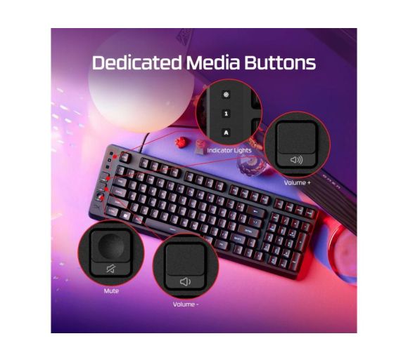 Tastatura HyperX Eve 1800 Gaming Keyboard US_4