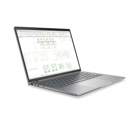 HP - HP ZBook 8 G2i 14 MWS PC,Intel Core Ultra 7 356H,48GB DDR5-5600 RAM,1TB PCIe NVMe M.2 SSD,14`` IPS AG WUXGA 1920x1200,NVIDIA RTX PRO 500 GPU 6GB, Backlit 2 TB 4,1 USB-A 3.1,1 USB-C 3.2,HDMI 2.1,BT 6.0,FP,US,Win11Pro,Meteor silver aliminium,3yw_0