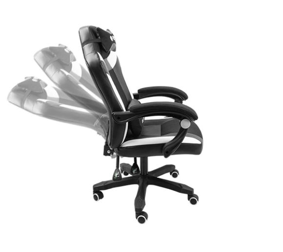 Gaming fotelja Fury Avenger M+ Crno Bela_3
