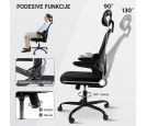 Nuvora Ergonomska Kancelarijska Stolica Crna | K-Office.rs_small_4