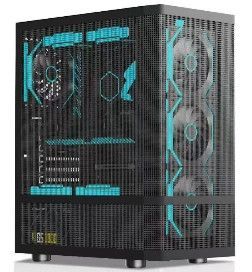 Stars Solutions - Kuciste Stars Solution B01 Crno, Metal Mesh, 4x 12cm ARGB_0