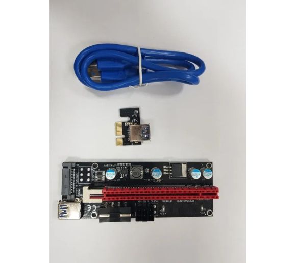 Adapter NoNAME USB Riser/Extender 3 konektora 009s_0