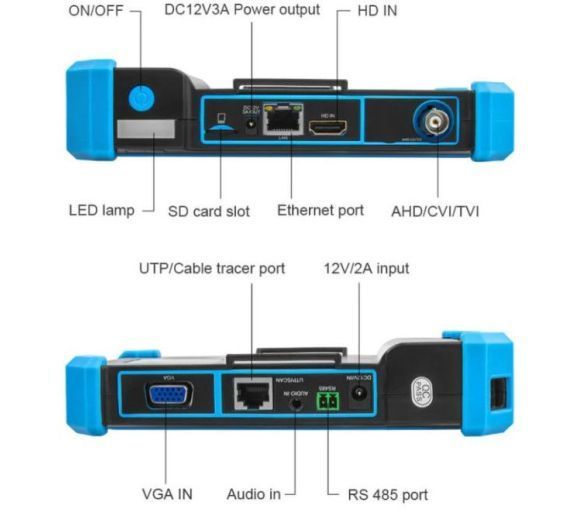 NOYAFA - Noyafa NF-IPC715 CCTV Tester Monitor | 5.4" Ekran, 8MP AHD/TVI/CVI |_3